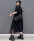 Asymmetry Mesh Layered Dress